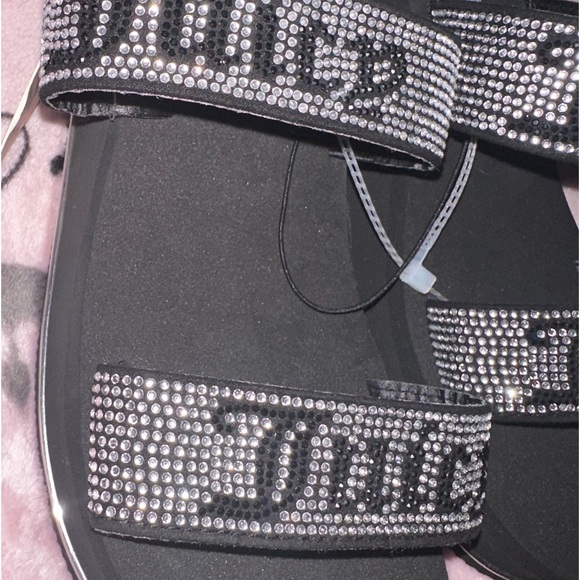 Juicy Couture rhinestone wedge sandals - Picture 2 of 5